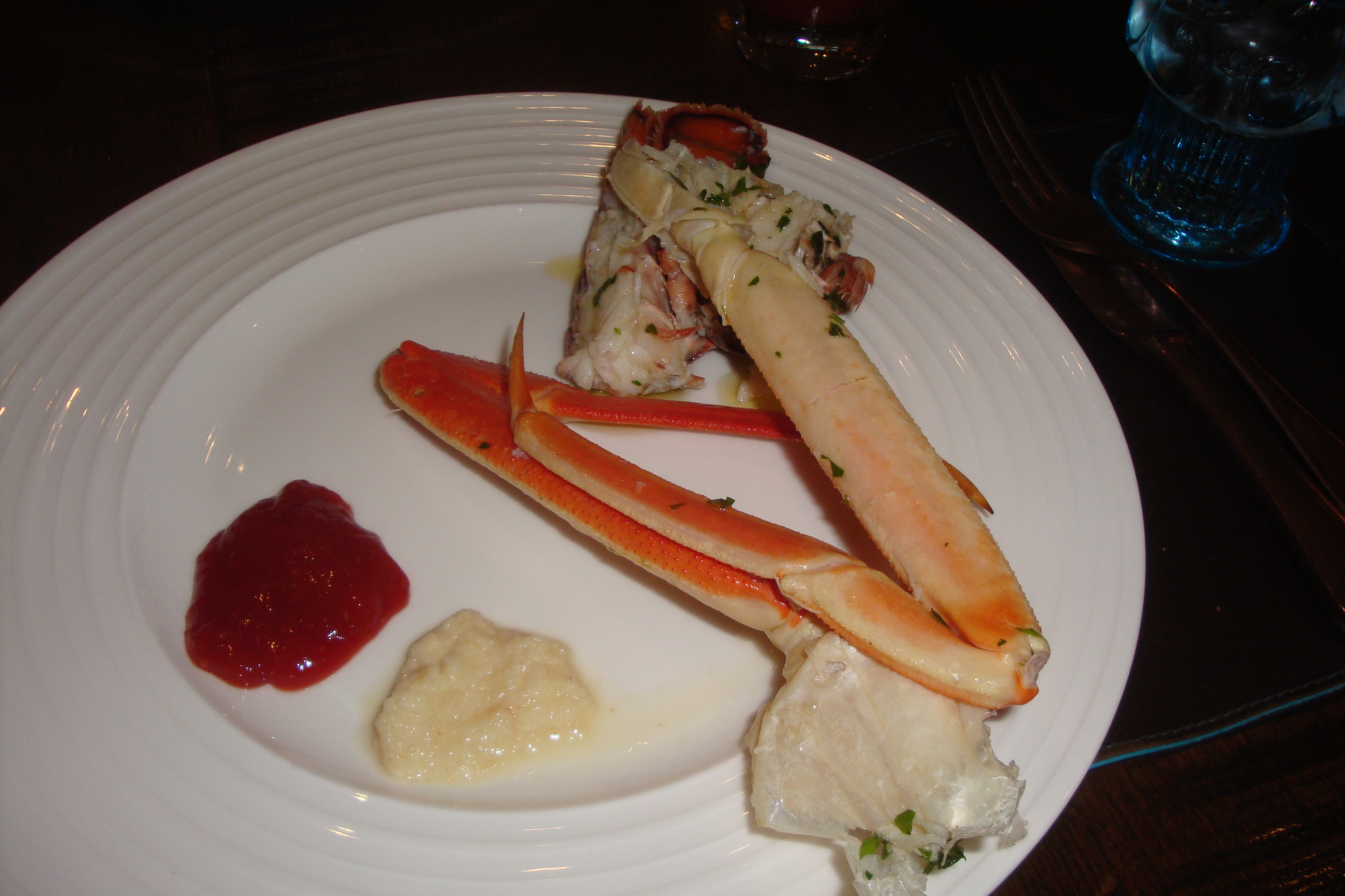 Crab and lobster