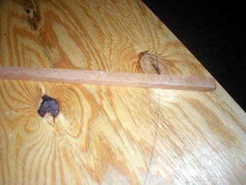 We used a simple compass