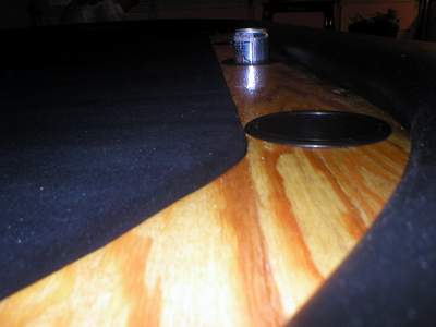 Side view from the rail