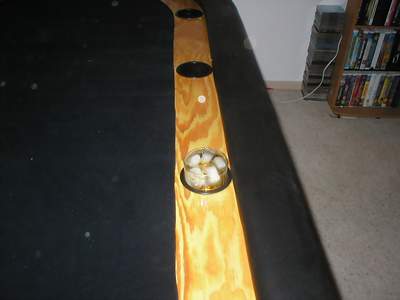 Kevin's celebratory rum and coke.