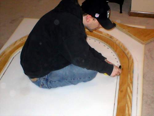 Measure on the inside and outside of your frame.