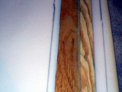 .75 inches on the inside, 1.5 inches on the outside.