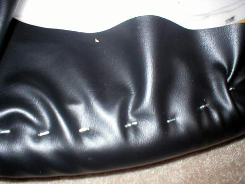 Close up of the vinyl