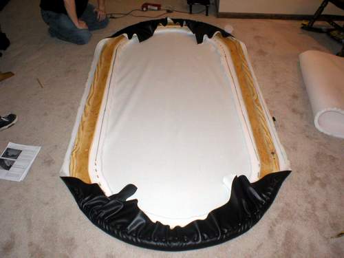 Both arcs stapled down.